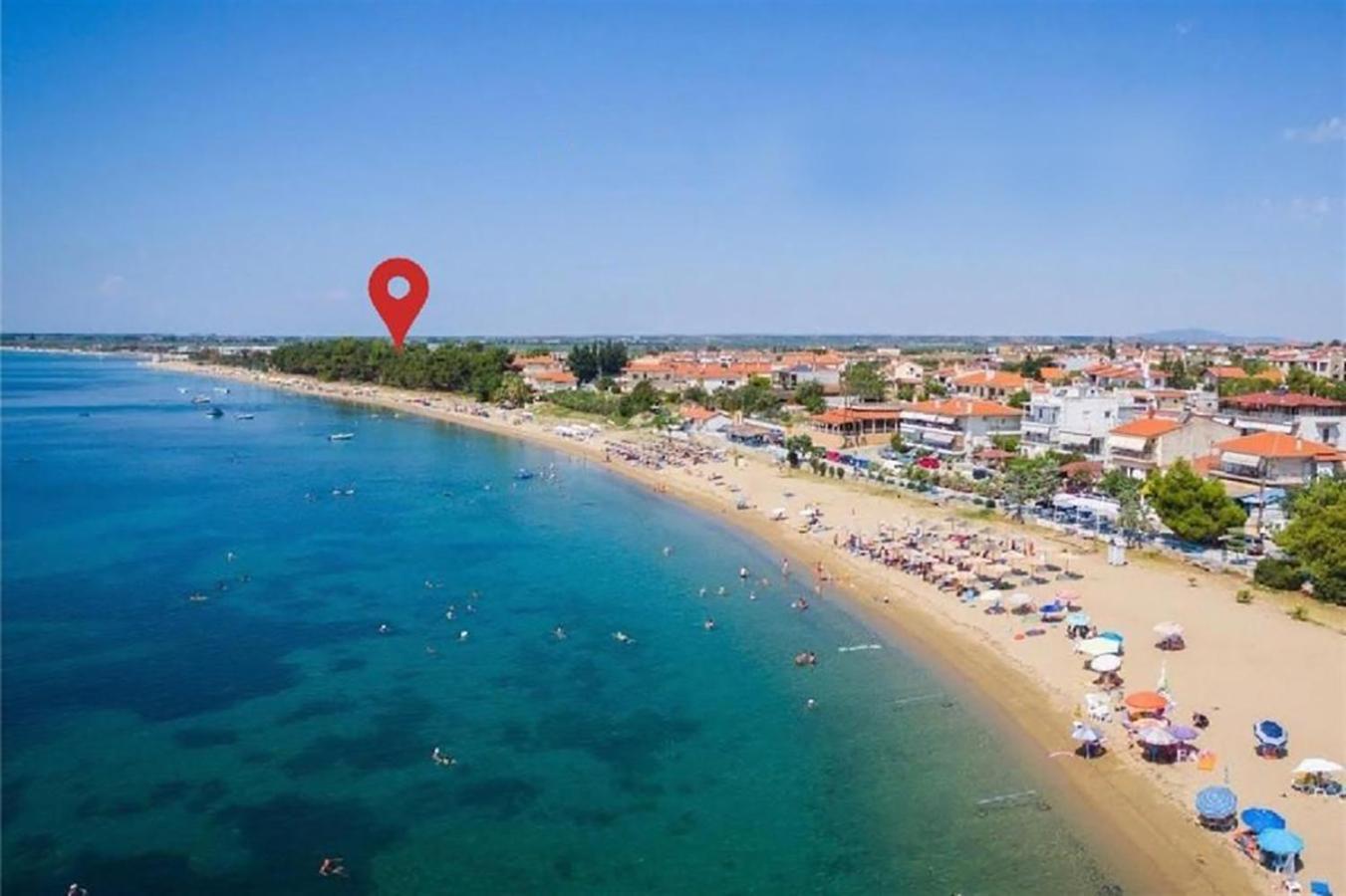 Pine Beach Holiday Home 2 Bedrooms 50 Meters To The Beach Kalyves Polygyrou Exterior photo